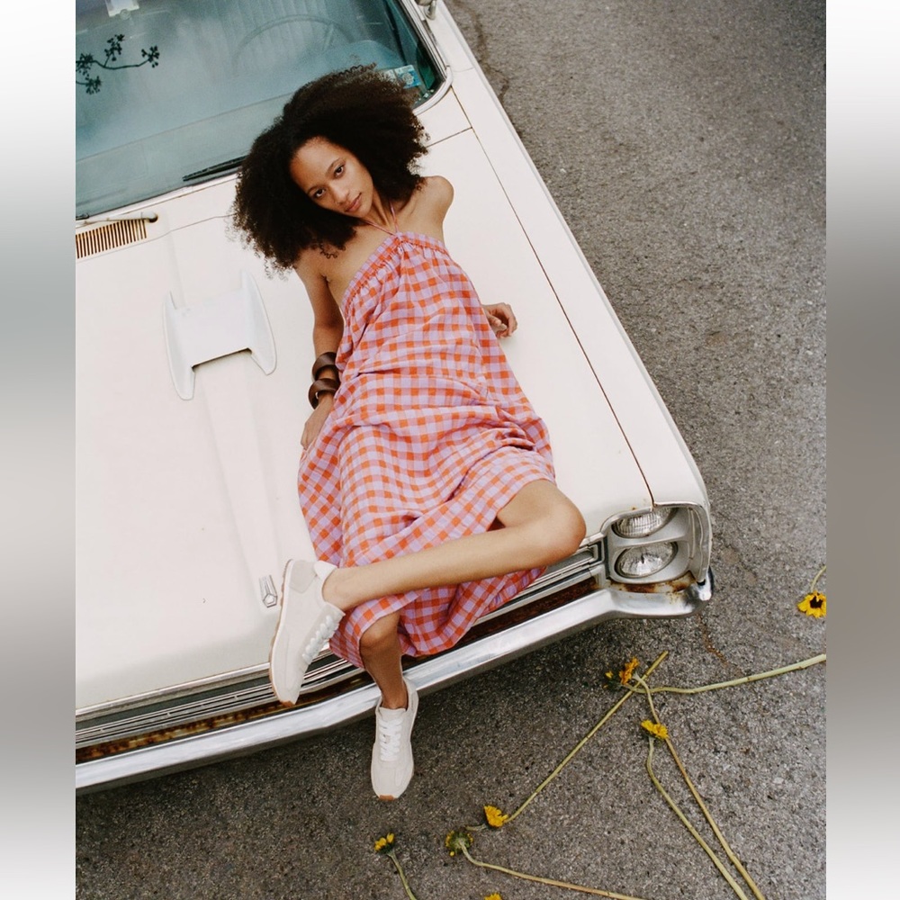 Zara halter maxi dress